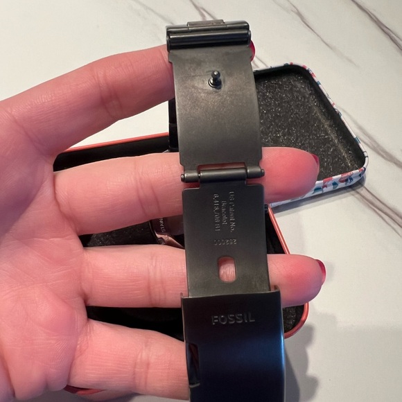 Fossil Machine Smoke Stainless Steel Watch - good condition! Comes in box - Picture 11 of 13